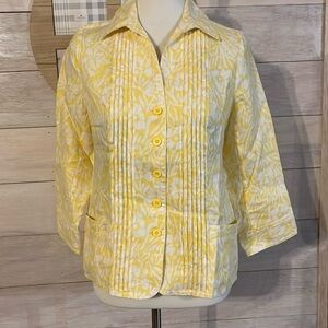 Kim Roger Yellow Top S Petite
